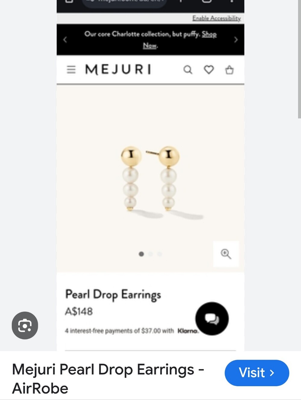 Mejuri Pearl Drop Earrings